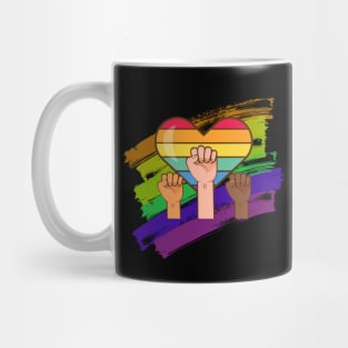 Pride Valentines Love Sign Mug